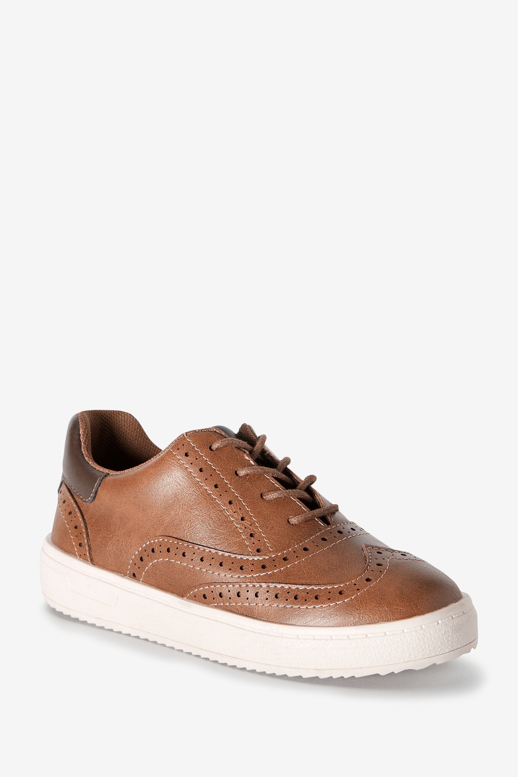 Next Brogues zum Schnüren Klettschuh