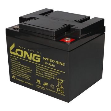 Kung Long Akku-Satz Batterie für Scooter Elektromobil Dietz Agin 2x 12V 50Ah AGM Elektromobil-Akku