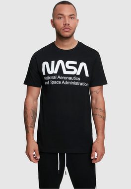 MisterTee T-Shirt MisterTee Herren NASA Wormlogo Tee (1-tlg)