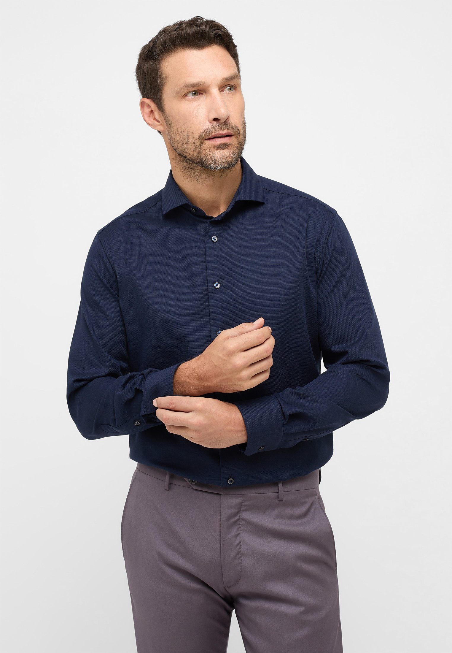 Eterna Langarmhemd MODERN FIT NON IRON günstig online kaufen