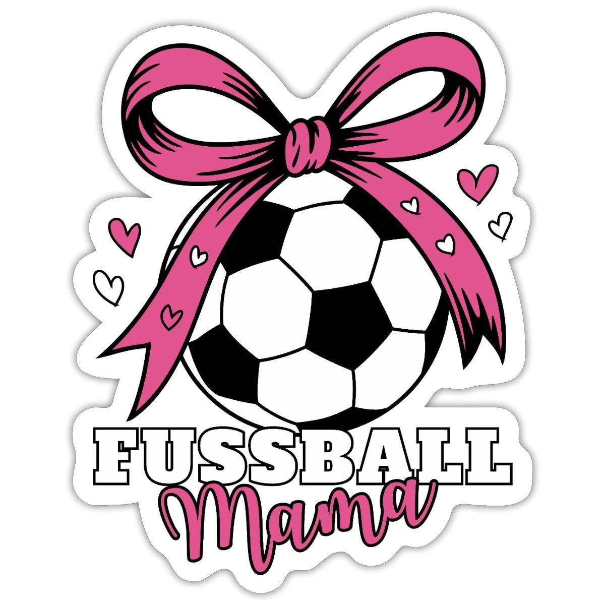 Spreadshirt Aufkleber Fußball Mama, Geschenk Von Sohn Sticker Aufkleber