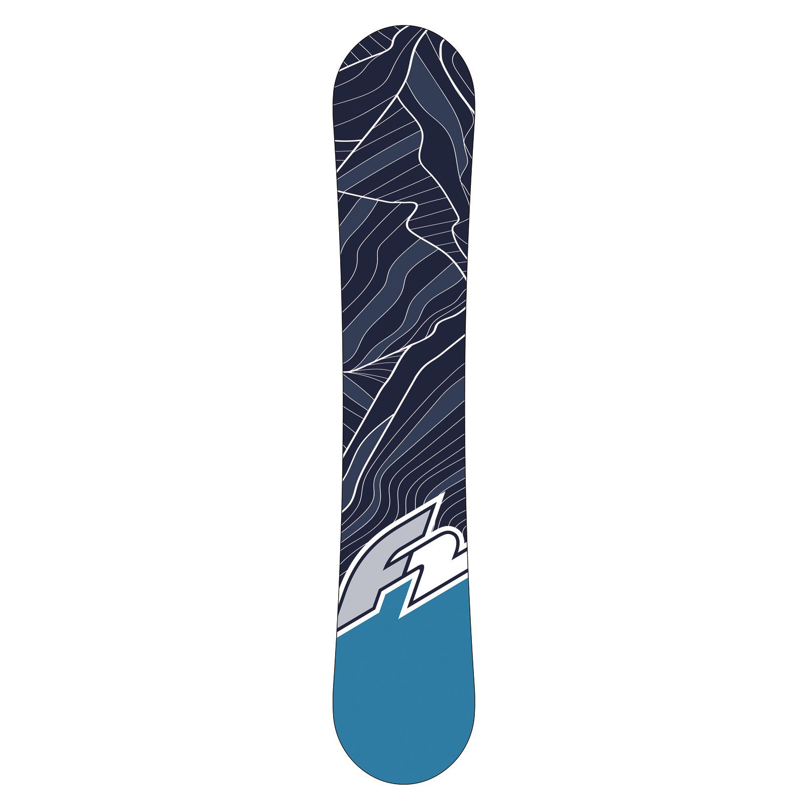 F2 Snowboard F2 Herren Snowboard T - Ride Freestyle 154 cm Blau 2024/25