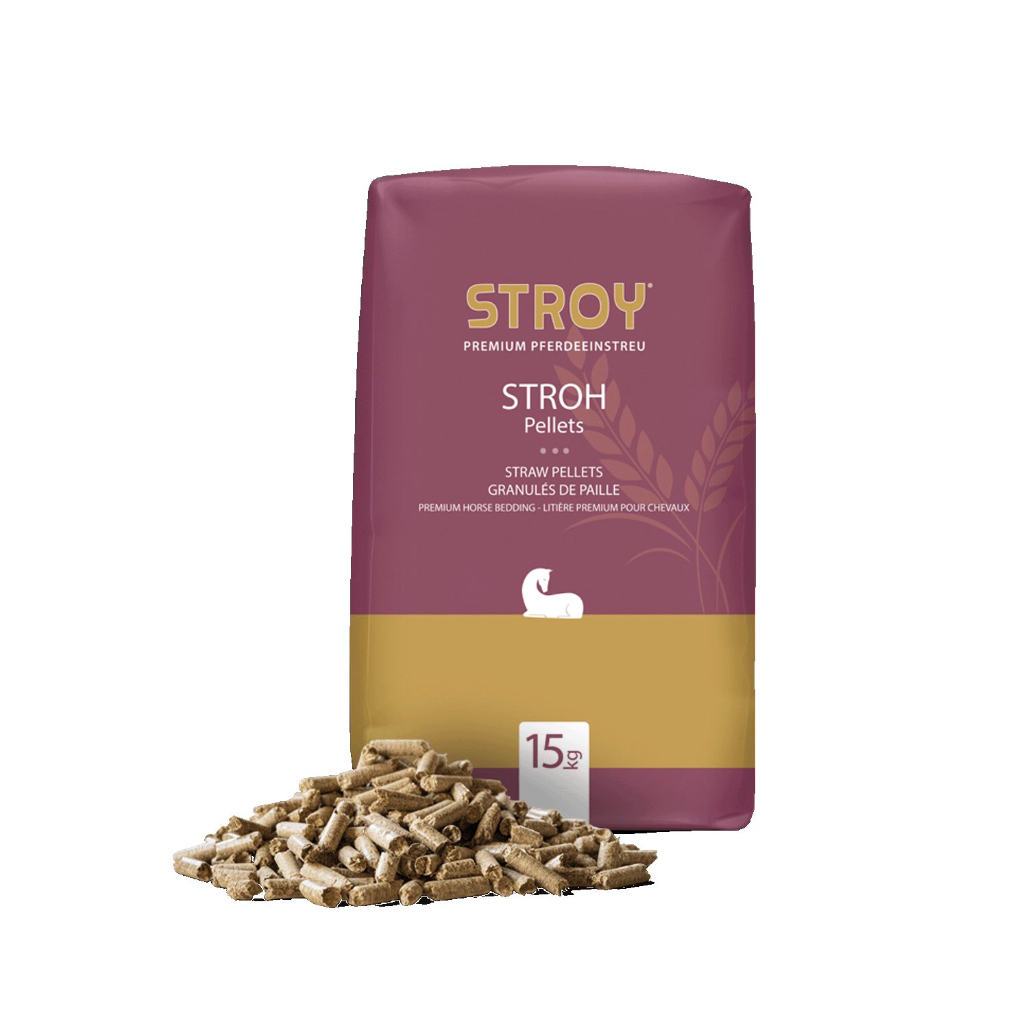 STROY Strohpellet-Einstreu Strohpellets Einstreu (Paket, 1-tlg)