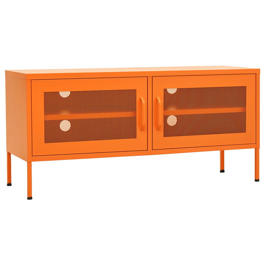 vidaXL TV-Schrank TV-Schrank Orange 105x35x50 cm Stahl (1-St)