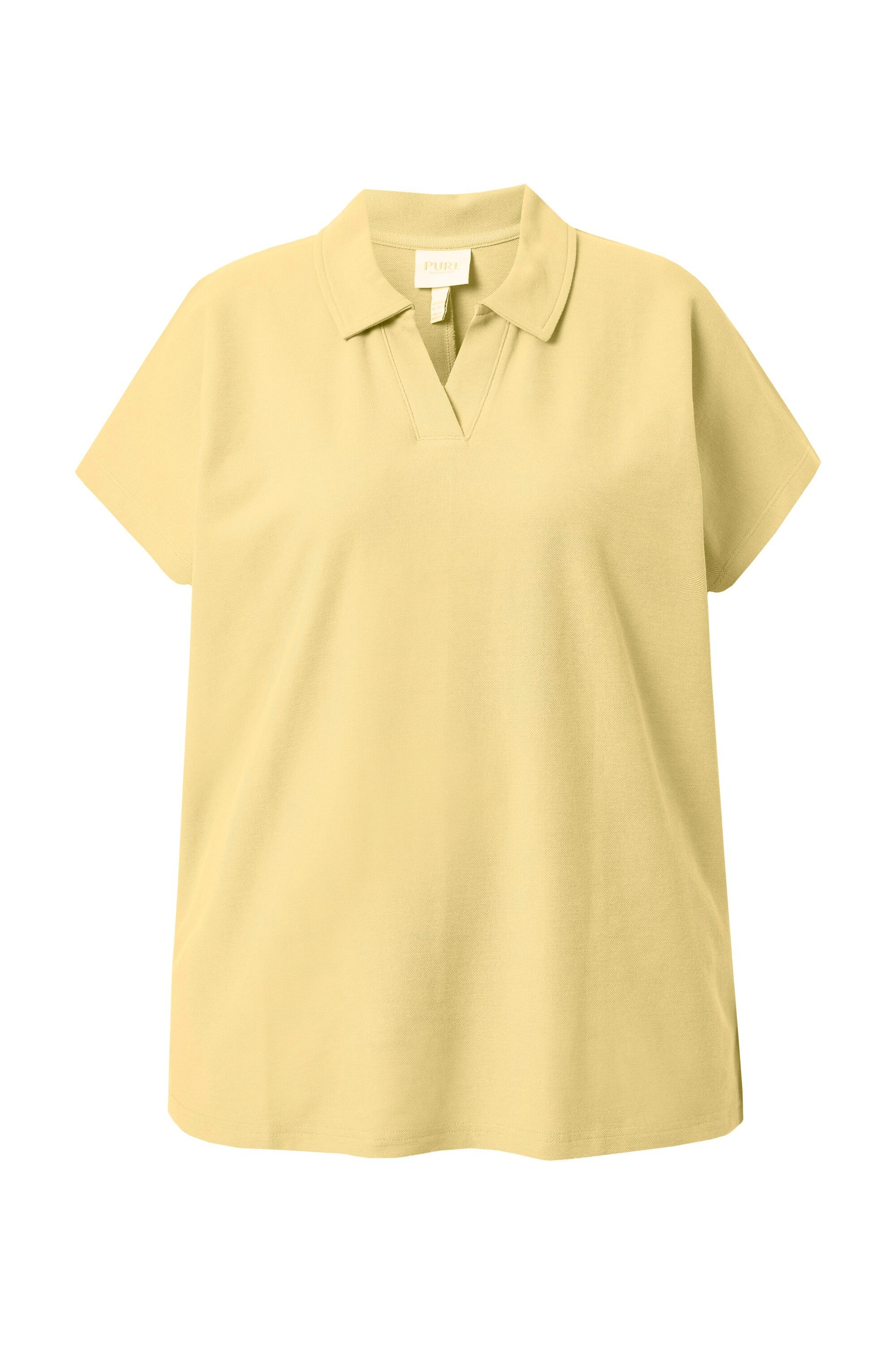 Ulla Popken Poloshirt Poloshirt Oversized Polokragen Halbarm