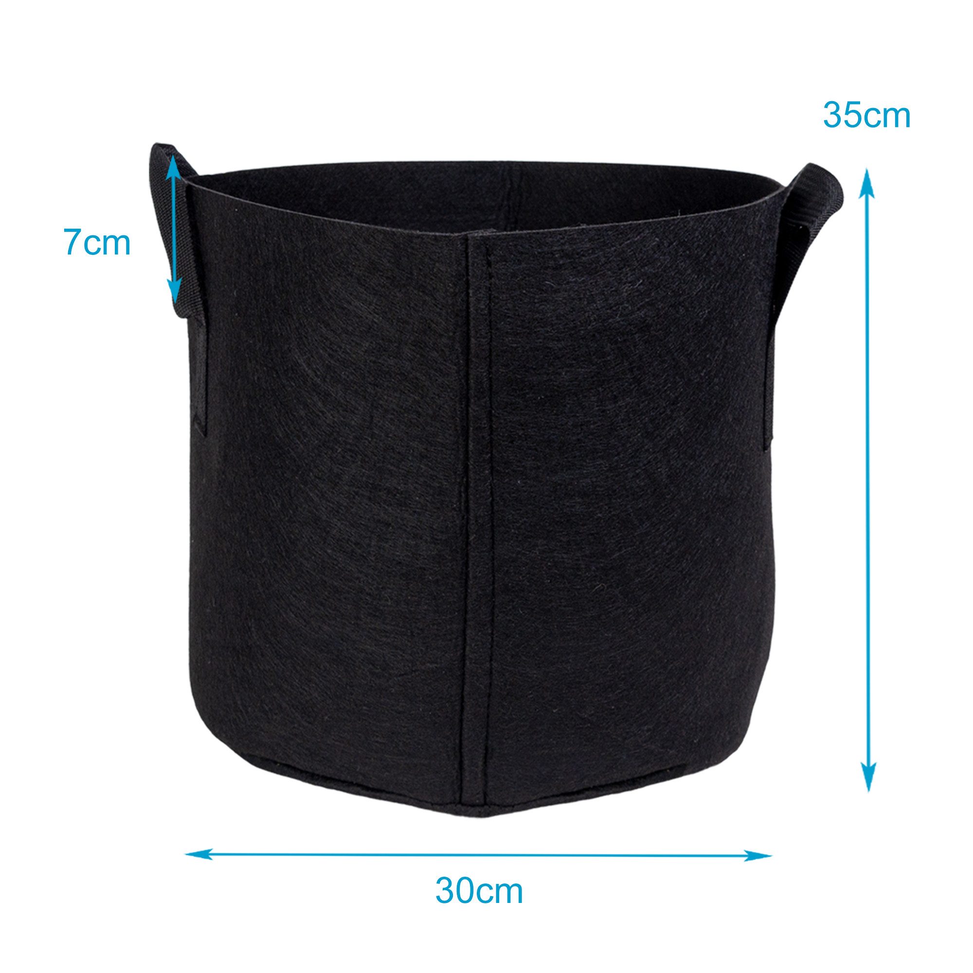 Intirilife Pflanzkübel (2x Vlies Pflanzsack in 26 Liter - 7 Gallon - 35 x 3 günstig online kaufen