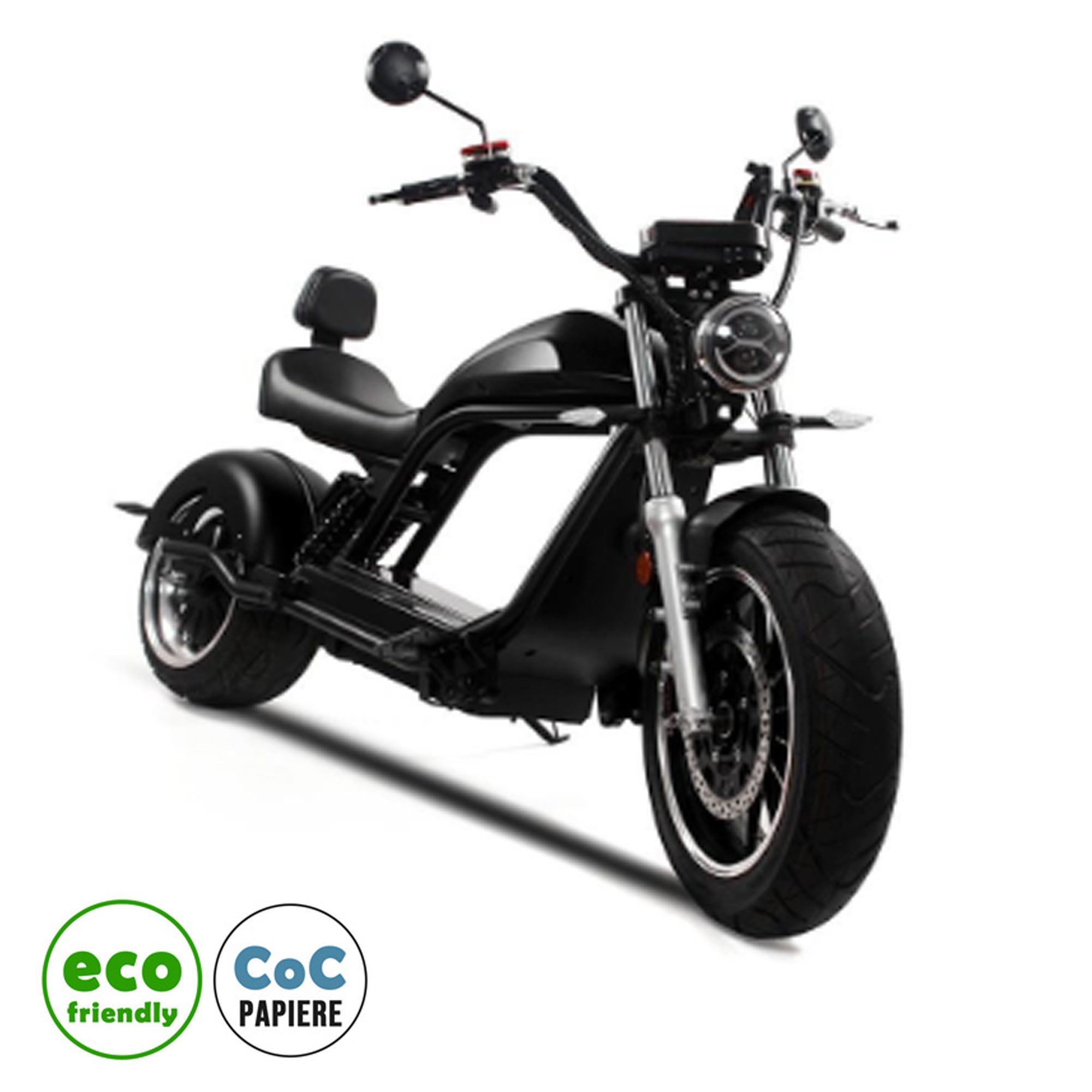 LUQI E-Motorroller Urban Chopper Pro HL6.0 Elektroroller E-Roller E-Chopper 45km/h, 45 km/h