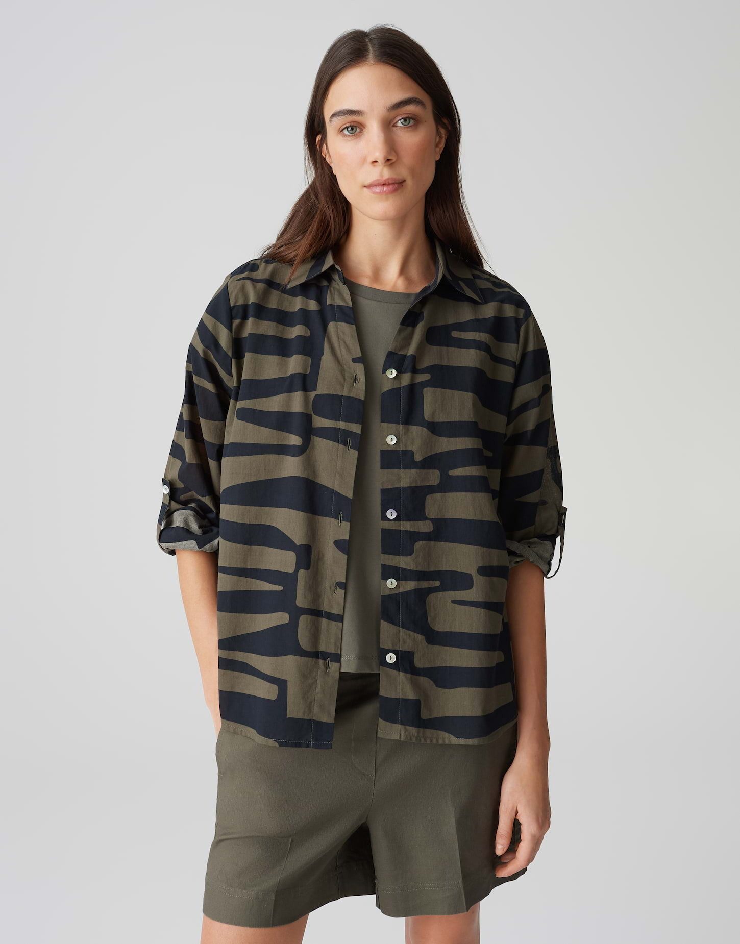 OPUS Langarmbluse FUMANI JUNGLE aus Cotton günstig online kaufen