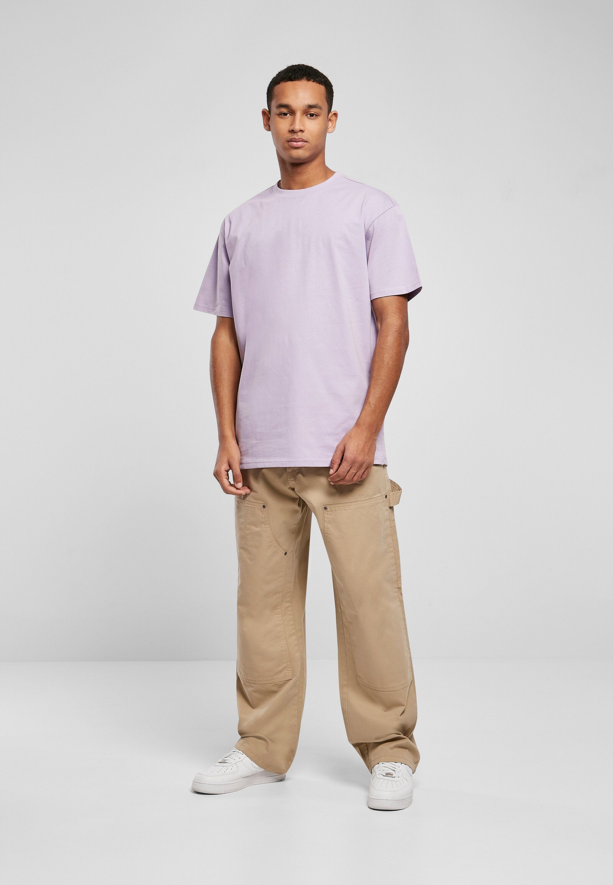 URBAN CLASSICS Herren T-Shirt Tee Heavy lilac (1-tlg) Oversized