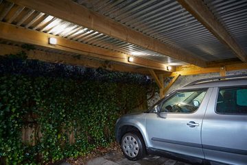 Northpoint LED Arbeitsleuchte Universal Leuchtenkette, LED fest integriert, Neutralweiß, 3 helle Lampen, erweiterbar, 4000K neutralweiß, perfekt als Baustrahler, Arbeitslampe, Garagenlicht, Gartenlampe etc.