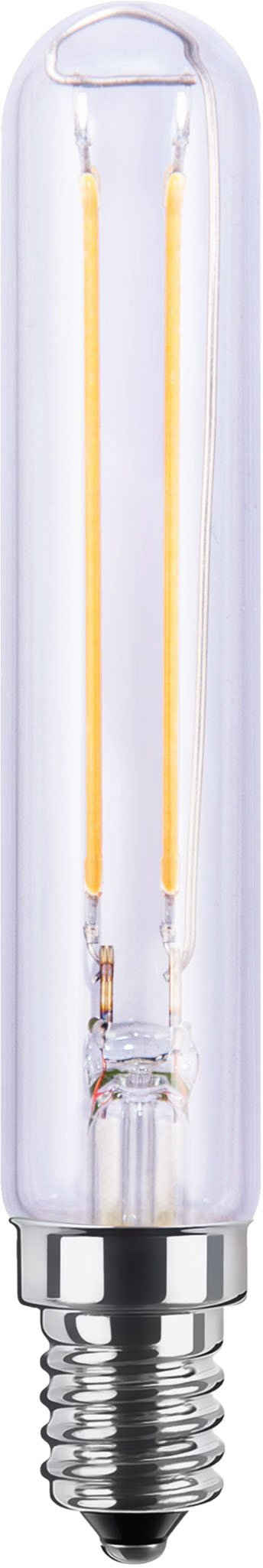 SEGULA LED-Leuchtmittel LED Tube klar, E14, Warmweiß, dimmbar, E27, Tube, klar