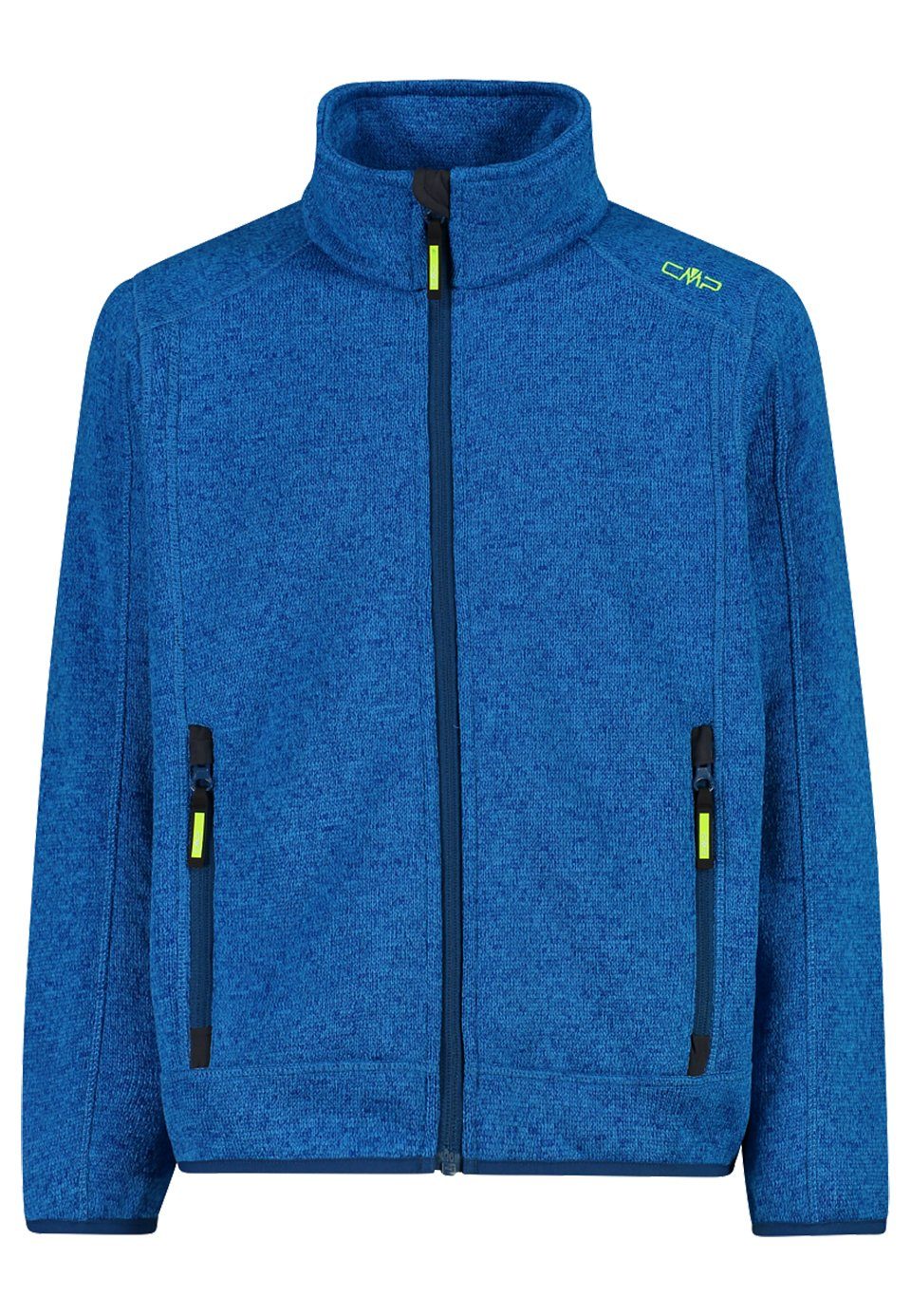 CMP Strickjacke CMP Jungen Strickfleecejacke H ohne Kapuze 3H60744 hellblau