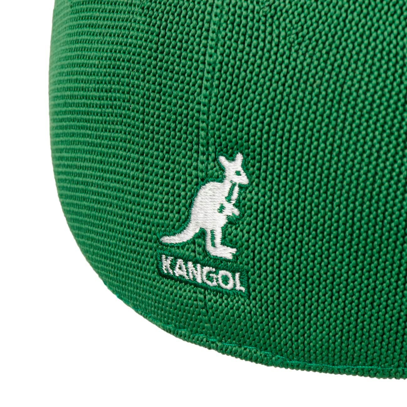 Kangol Flat Schirmmütze Cap (1-St) grün mit Schirm