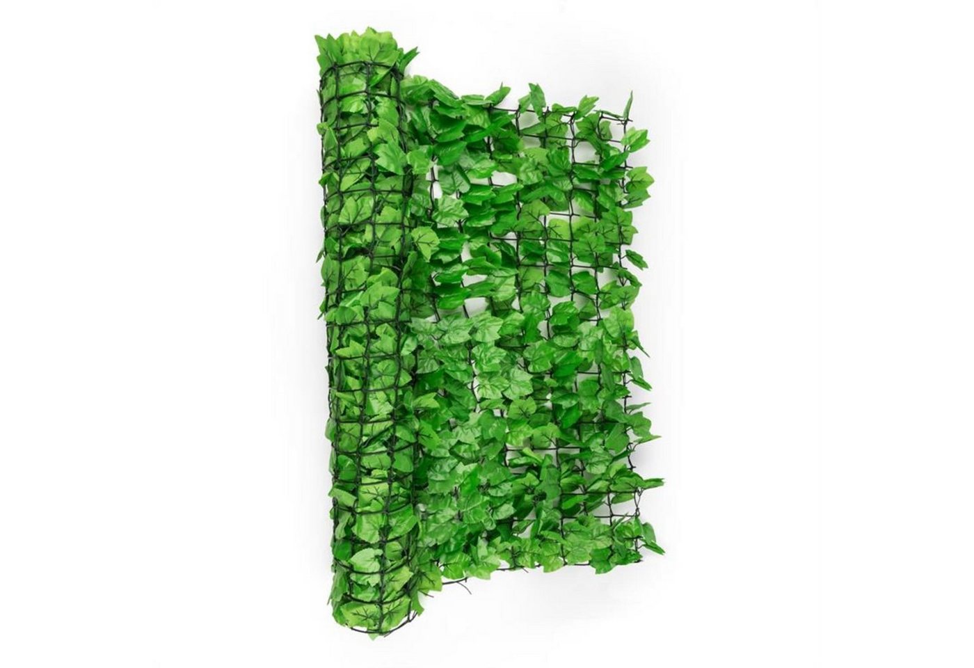 blumfeldt Balkonsichtschutz Fency Bright Ivy Sichtschutzzaun Windschutz 300×100 cm Efeu hellgrün grün Rabatt: 15 %