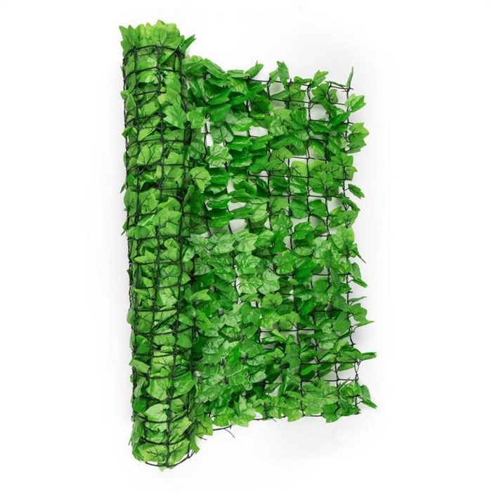 blumfeldt Balkonsichtschutz Fency Bright Ivy Sichtschutzzaun Windschutz 300x100 cm Efeu hellgrün
