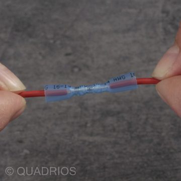 Quadrios Stoßverbinder Quadrios 22C467 Stoßverbinder mit Schrumpfschlauch 0.5 mm² 1.5 mm² Vol, 22C467