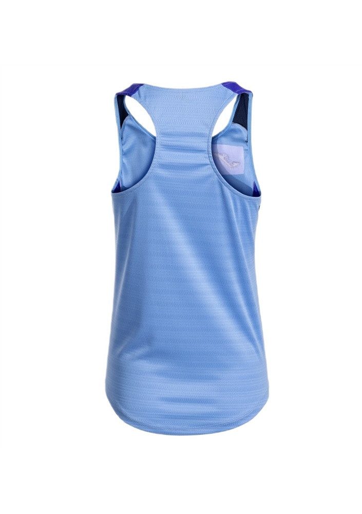 Joma Tanktop Sport-Tank Top Montreal (100% Polyester) hellblau/navy Damen – Bild 2 von 3