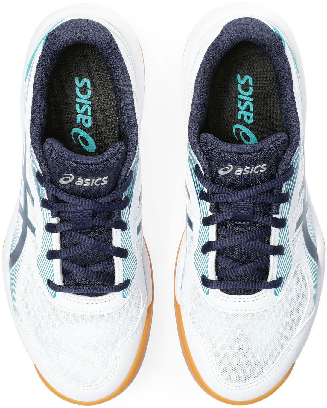 Indoorschuh UPCOURT weiß-navy 5 Asics GS