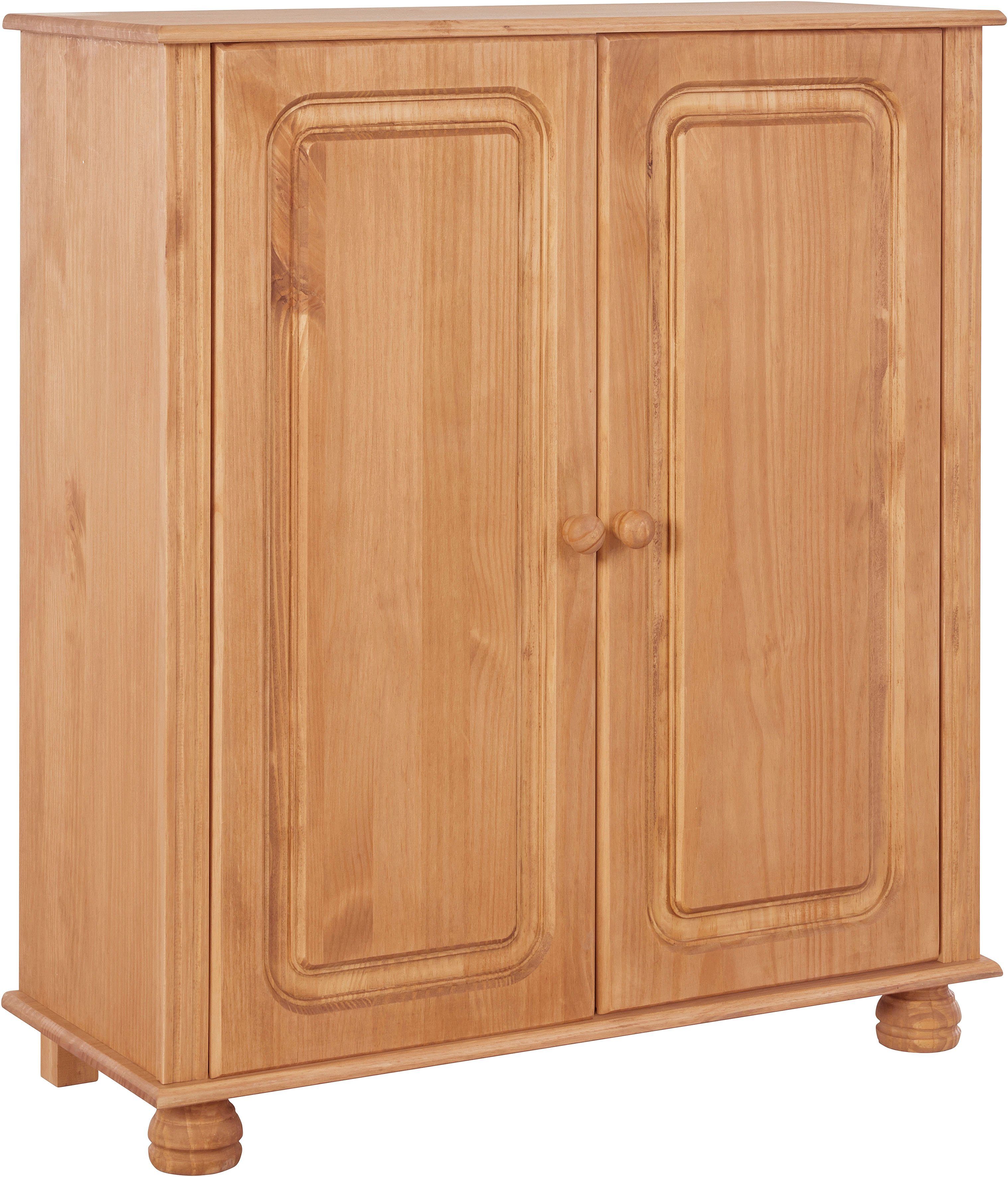 OTTO home Highboard Mette, Kommode mit 2 Einlegeböden, Breite 85cm, Tiefe 34 cm, Höhe 95 cm