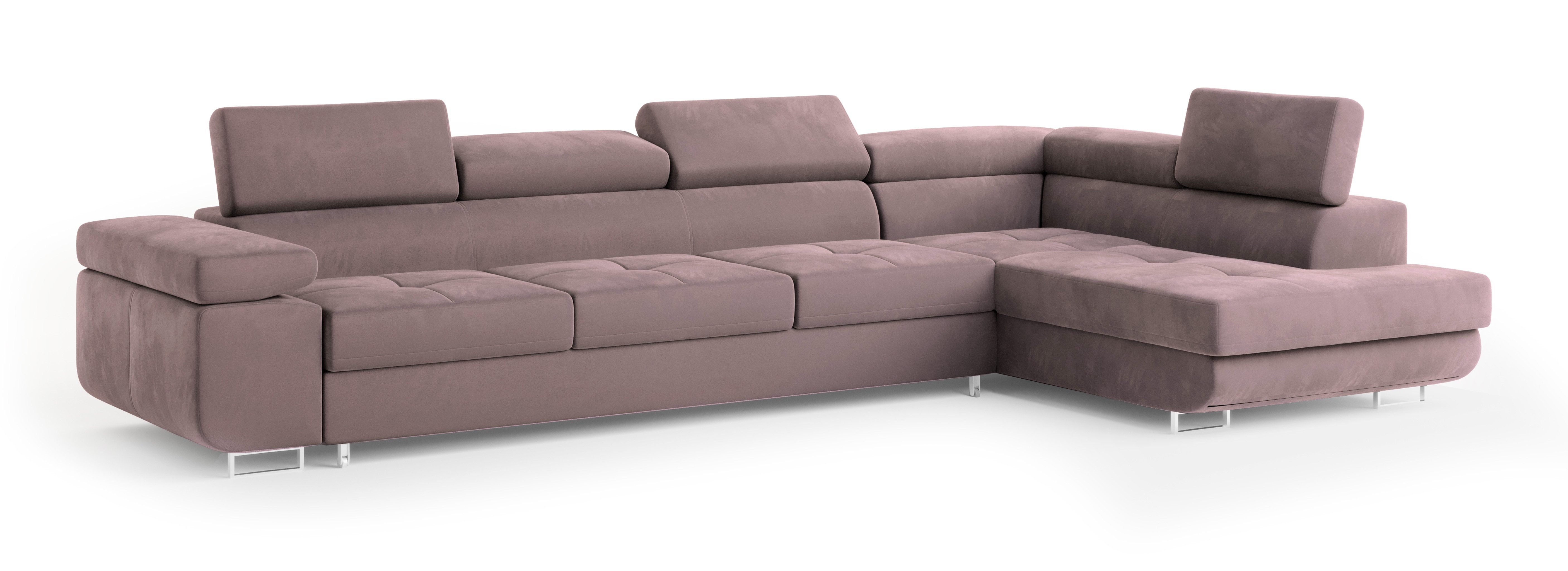 Masseno Ecksofa VICENTE mit Schlaffunktion L-Form, günstig online kaufen