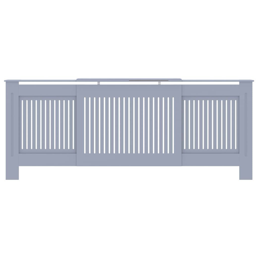 vidaXL Heizungsverkleidung 205 x 205 x 815 cm Heizungsverkleidung Heizungsabdeckung MDF Heizkörpe
