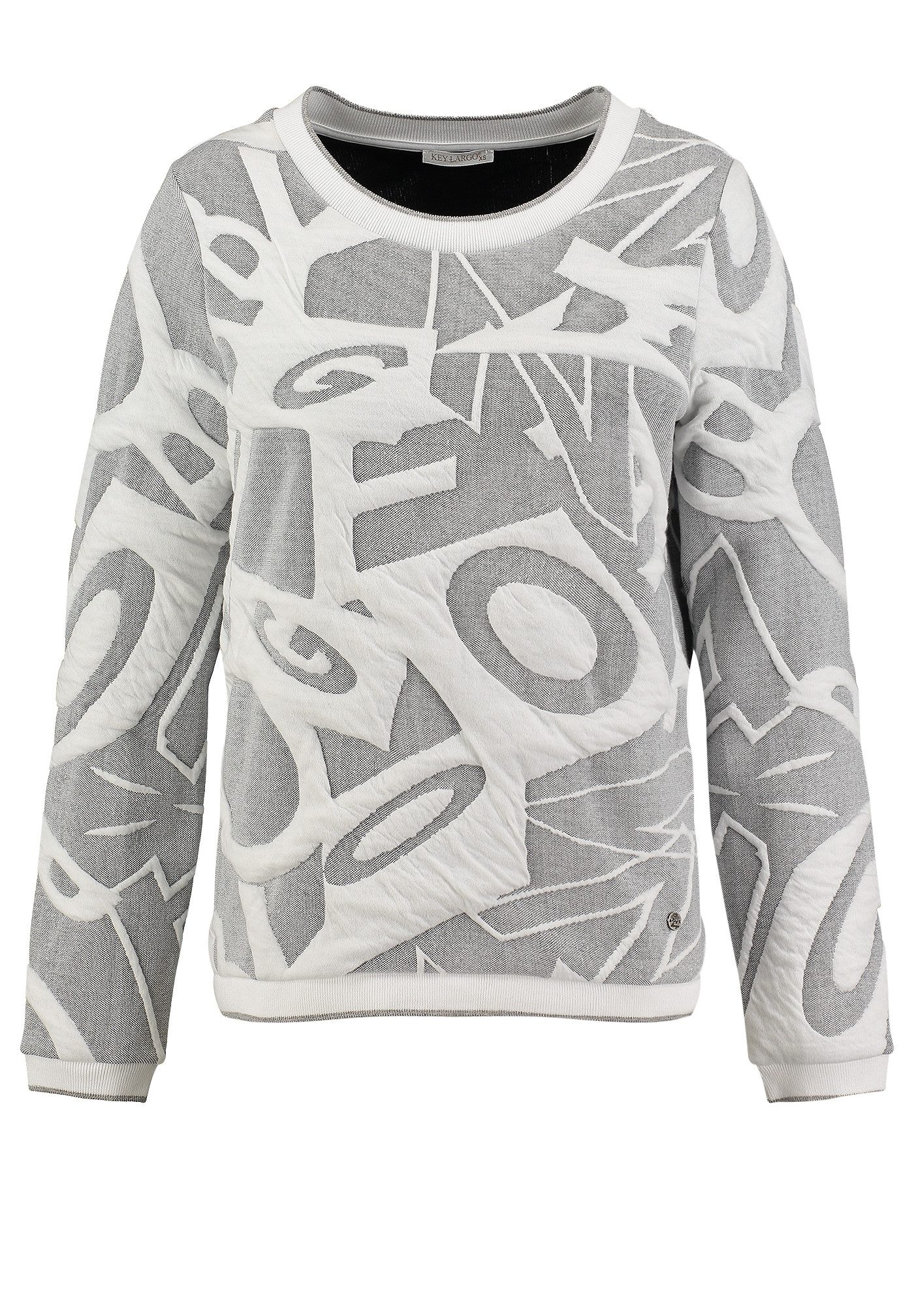 Key Largo Rundhalspullover WKN BOOKLET round (1-tlg)