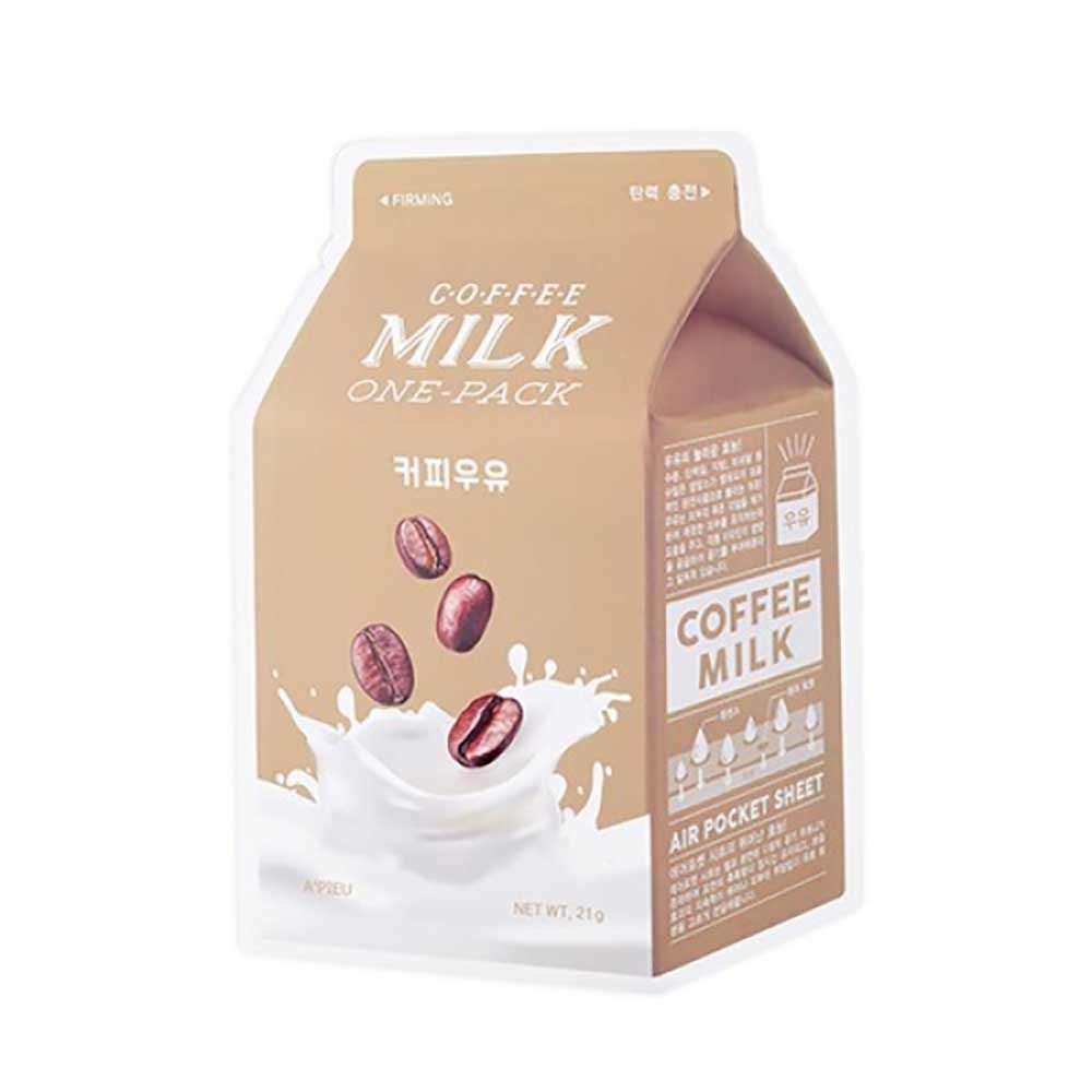 A'PIEU Gesichtsmaske A'PIEU, Milk One-Pack Facemask - Coffee