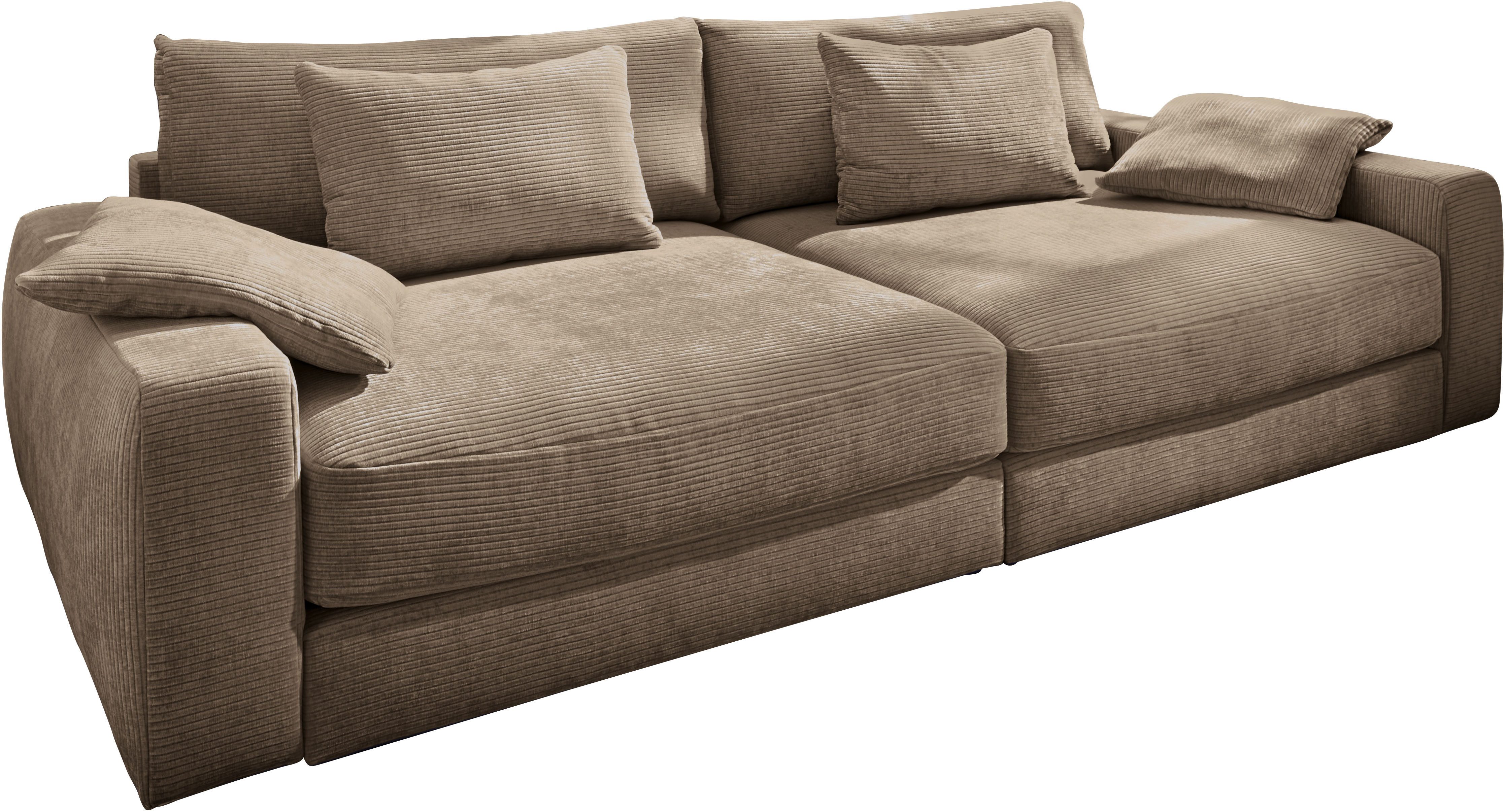 Jockenhöfer Gruppe Big-Sofa Milano XXL, B: 290 cm, mit Zierkissen, Relaxflä günstig online kaufen