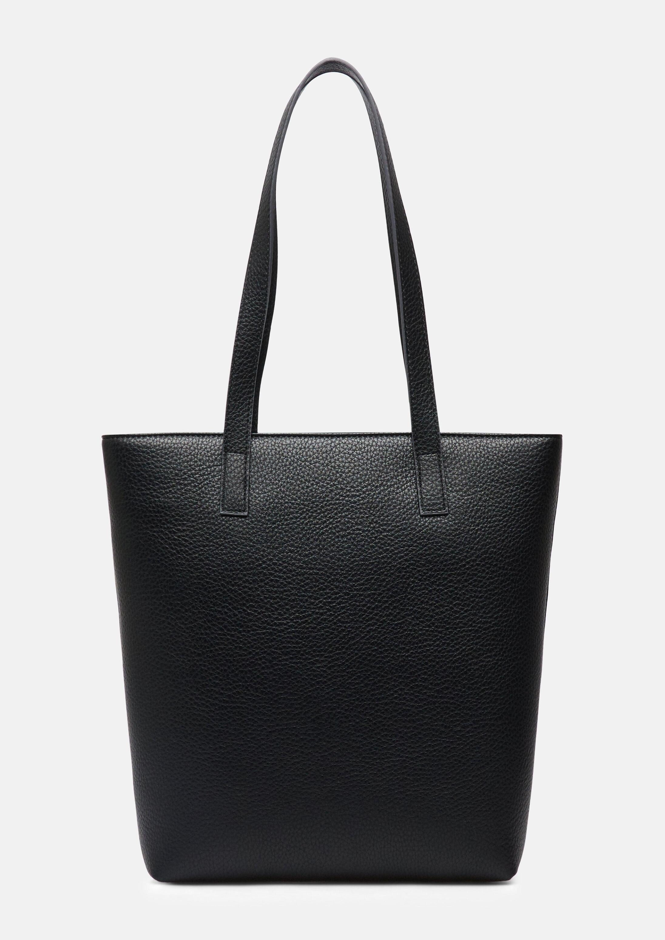 s.Oliver Schultertasche Tasche, Tasche mit abnehmbarem Schultergurt und Logo-Platte