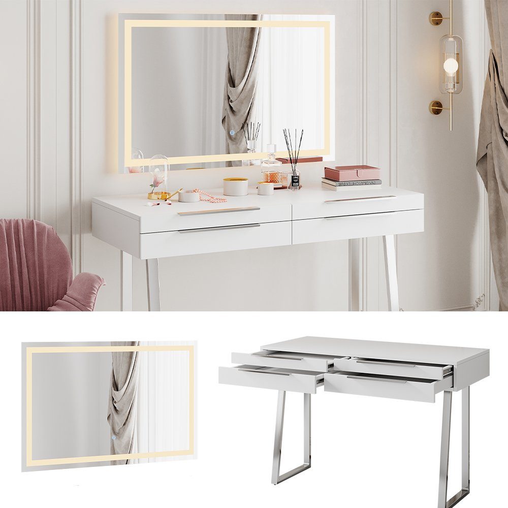 Vicco Schminktisch Alexia, Weiß, 120 cm günstig online kaufen