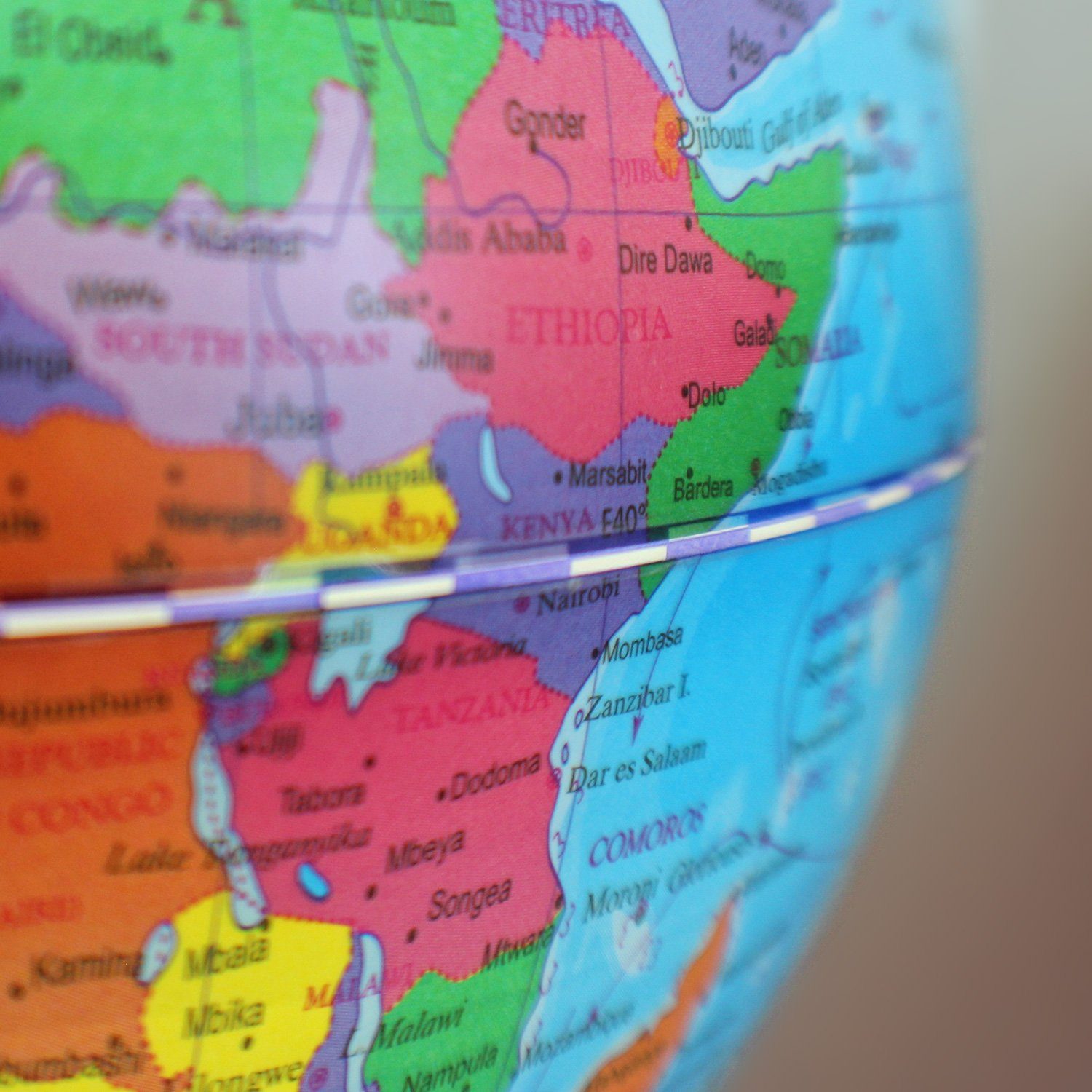 Magellan Expedition Globus Albion Leuchtglobus Globus Tischglobus mit Metallfuß und Meridian