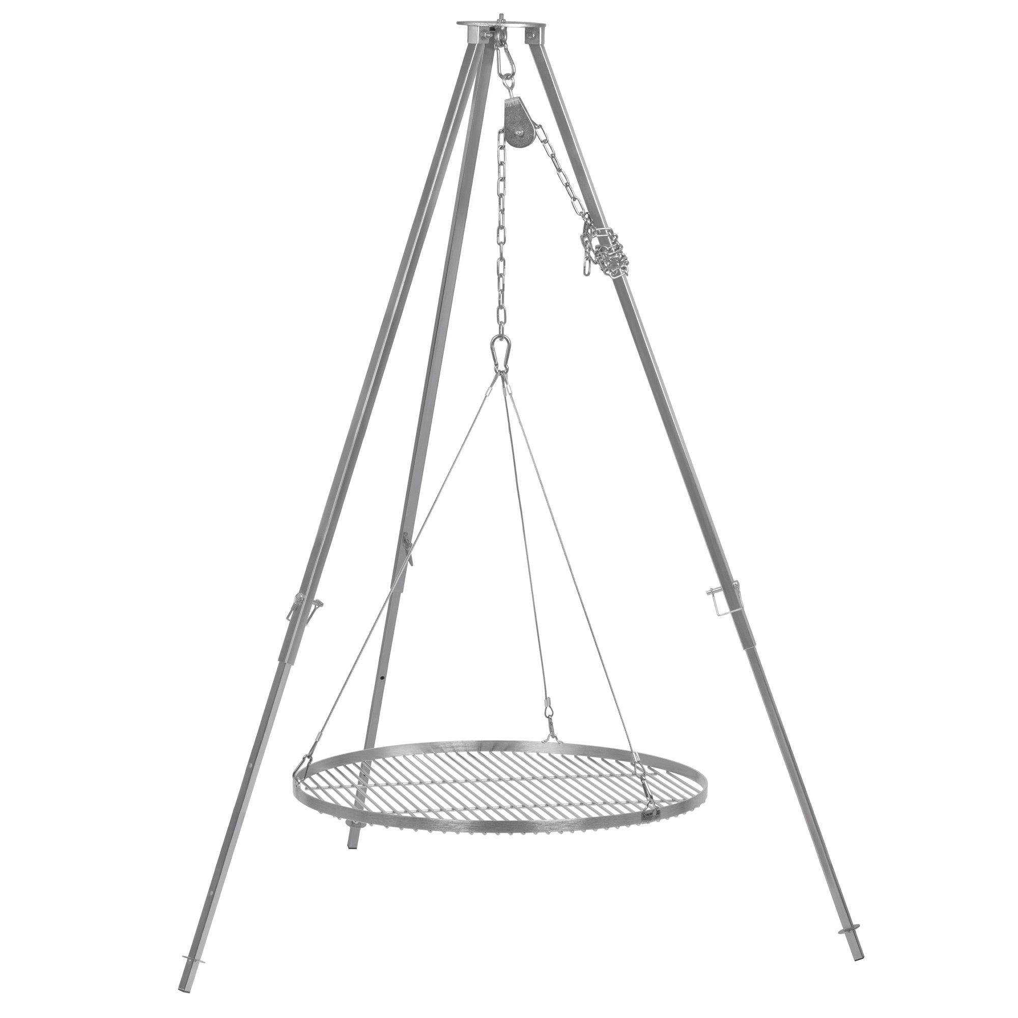 BBQ-Toro Schwenkgrill BBQ-Toro Dreibein Grill mit Ø 70 cm Grillrost, 112 - 178 cm, Dreibein