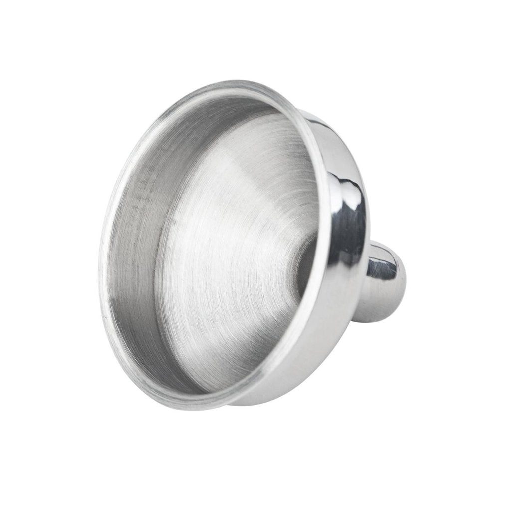 AceCamp Trichter Edelstahl Einfüllhilfe für Flachmann und kleine Flaschen, (Einzelartikel, 1-tlg), Kompakt, präzises Umfüllen, robustes Edelstahlmaterial