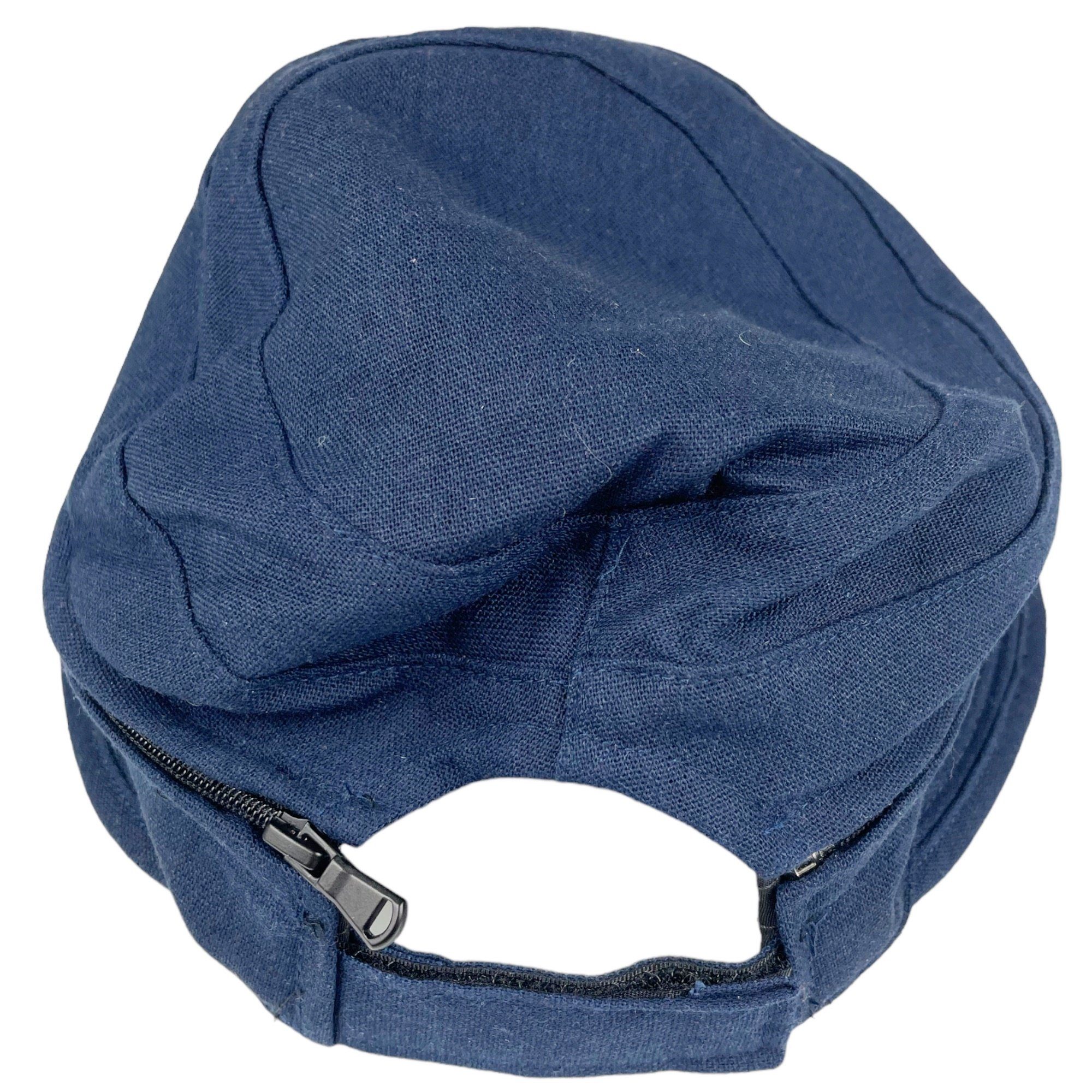 Taschen4life Sonnenhut Visor Cap 2in1 Sonnencap Basecap & Sonnenschutz in Einem, unisex, aus Leinen – Bild 4 von 5