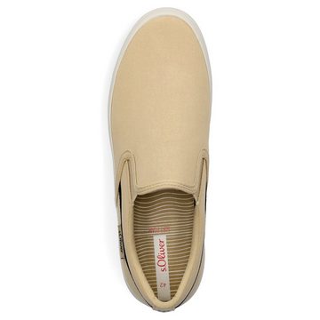 s.Oliver s.Oliver Herren Canvas Slipper sand Slipper