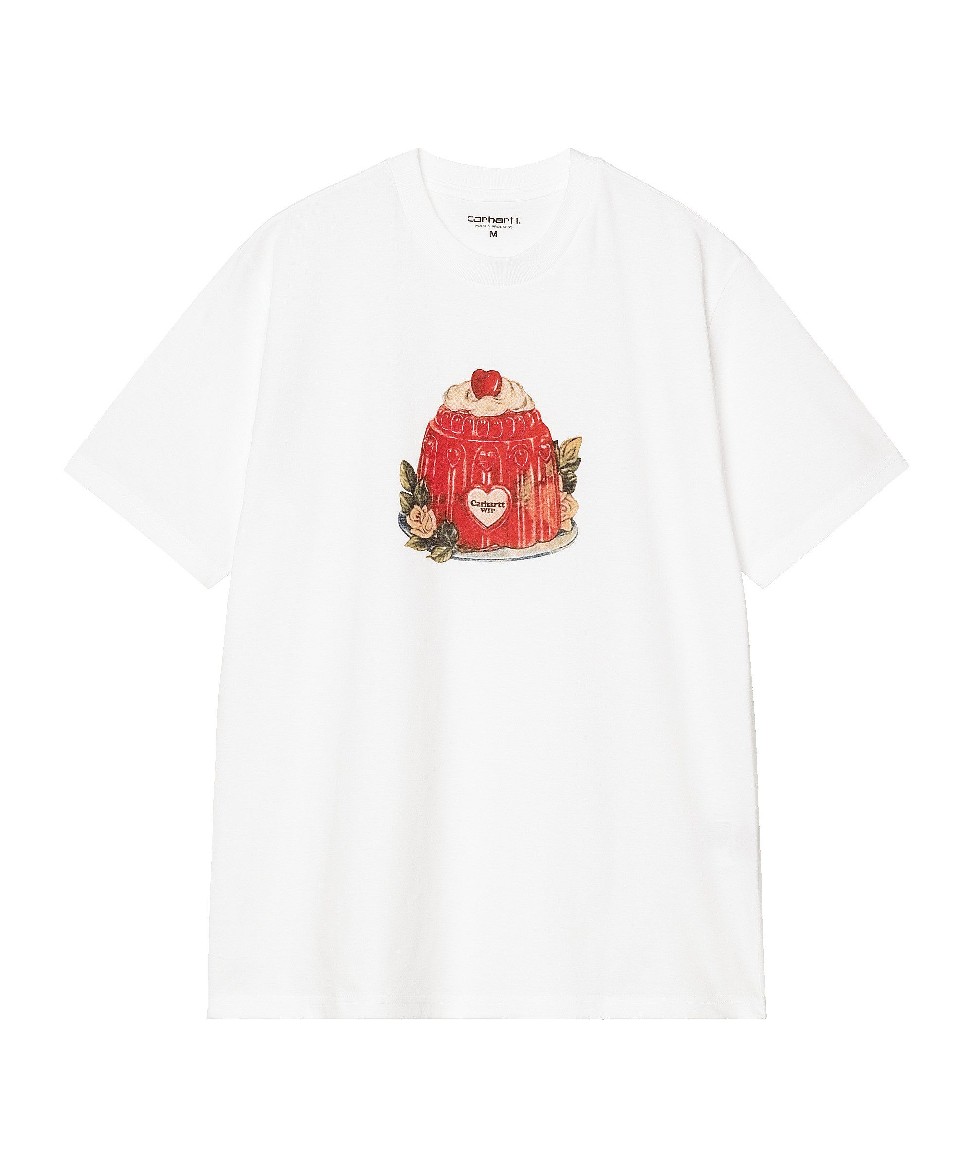Carhartt WIP T-Shirt Carhartt WIP Pudding T-Shirt Weiß Baumwolle