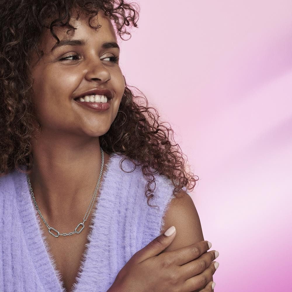 Pandora Silberkette ME Link-Gliederkette für Damen aus 925er Silber von PANDORA