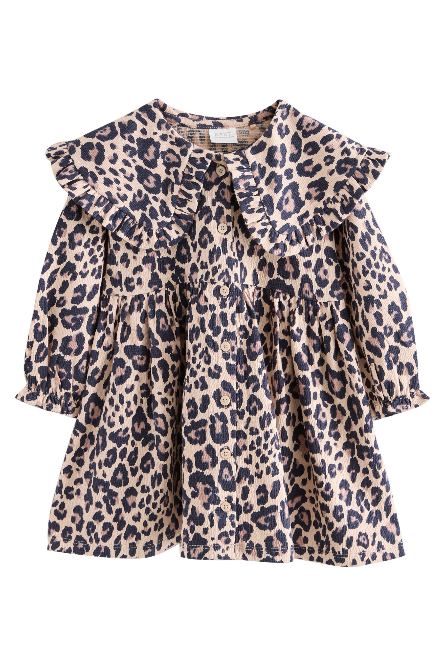Next Jerseykleid Langarmkleid mit Kragen (1-tlg) günstig online kaufen