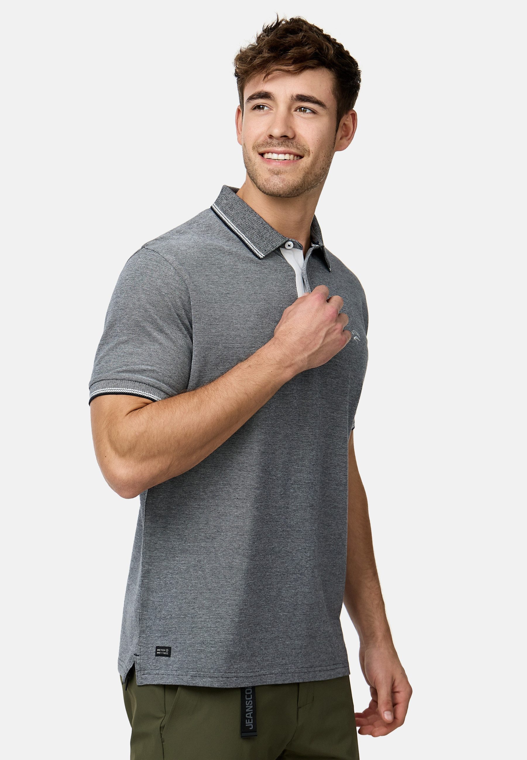 Indicode Poloshirt Herren INSan Jose Polo Shirt Herrenshirt 100% Baumwolle