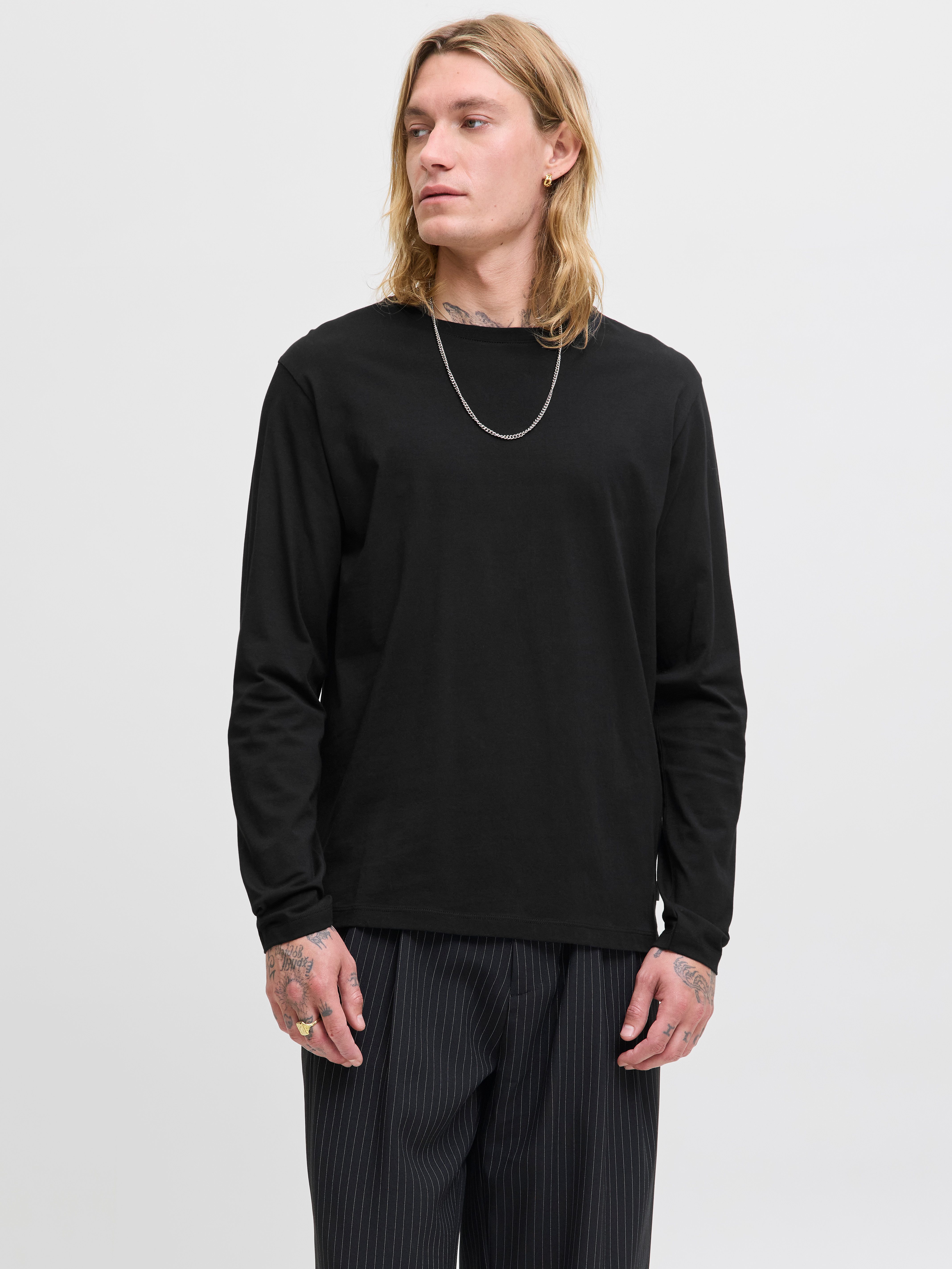 Jack & Jones Rundhalsshirt JJEORGANIC BASIC TEE LS O-NECK NOOS günstig online kaufen