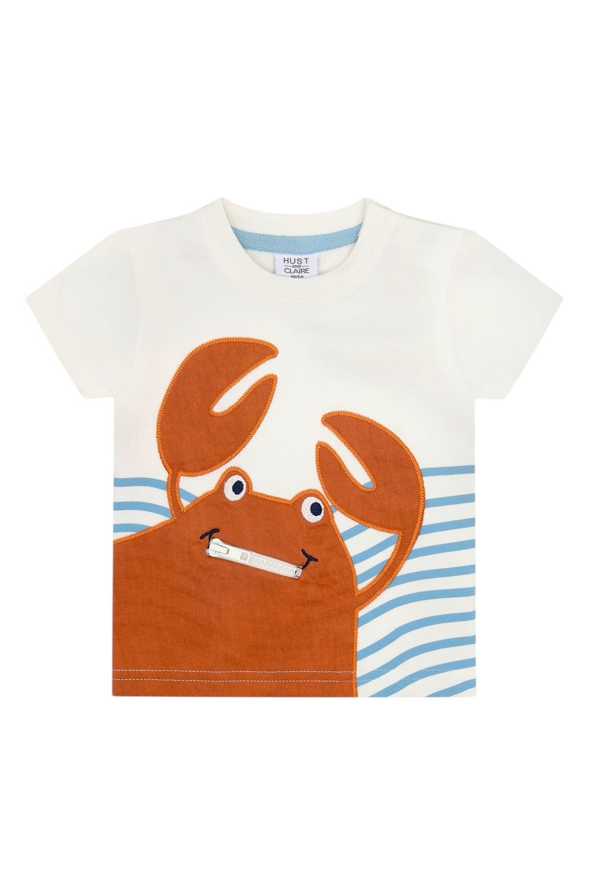 Hust & Claire T-Shirt HCAnton Crab (1-tlg) Jungen T-Shirt mit Krabben Motiv