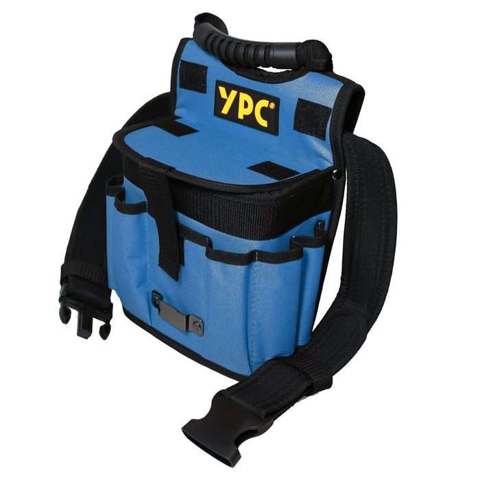YPC Werkzeugtasche "Rapid" Gürteltasche XXL 29x20x13cm 5 kg Tragkraft Werkzeuggürtel Gürtel mit großem Fach Halterungen und Einschüben
