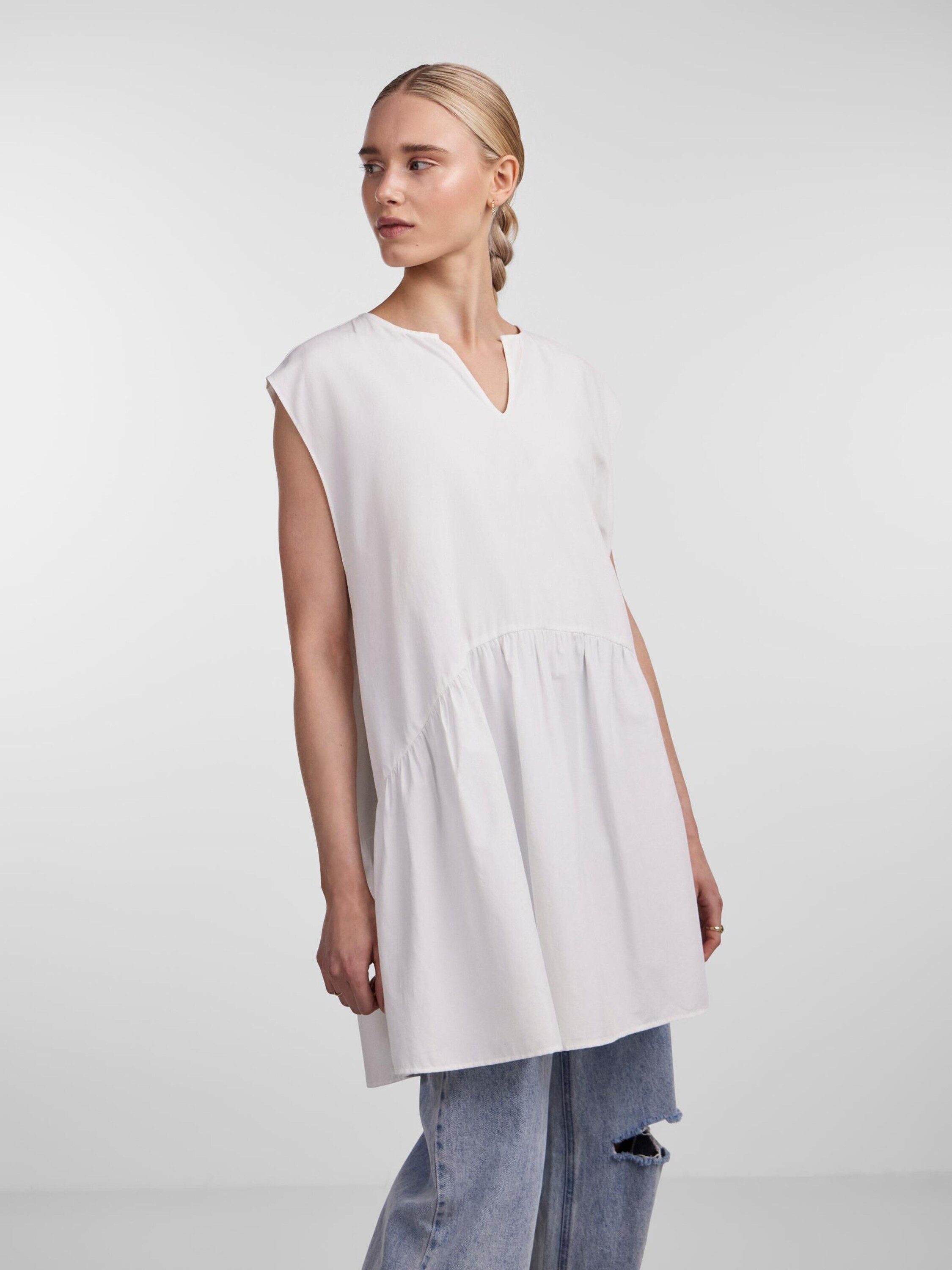 pieces Minikleid MUSTA (1-tlg) Volant