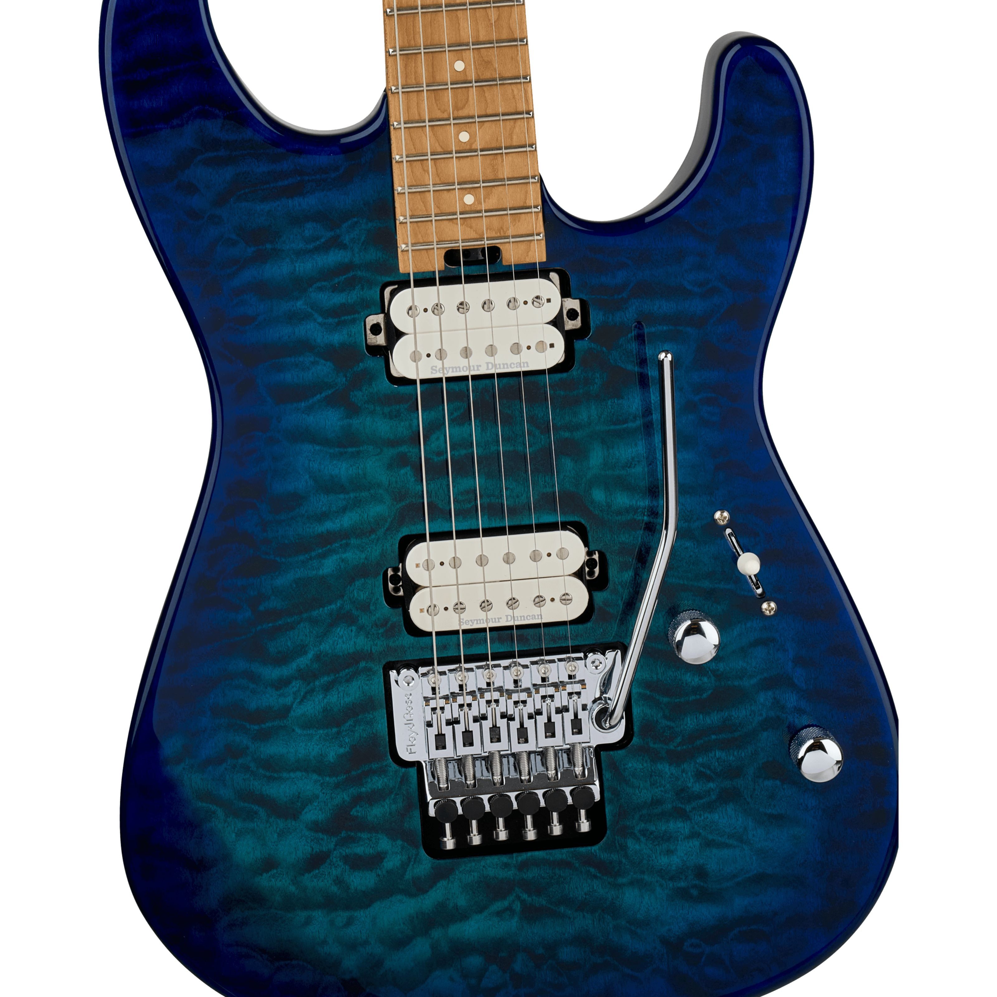 Charvel E-Gitarre, E-Gitarren, ST-Modelle, Pro-Mod Plus San Dimas Style 1 HH FR EB Chlorine Burst - E-Gitarre