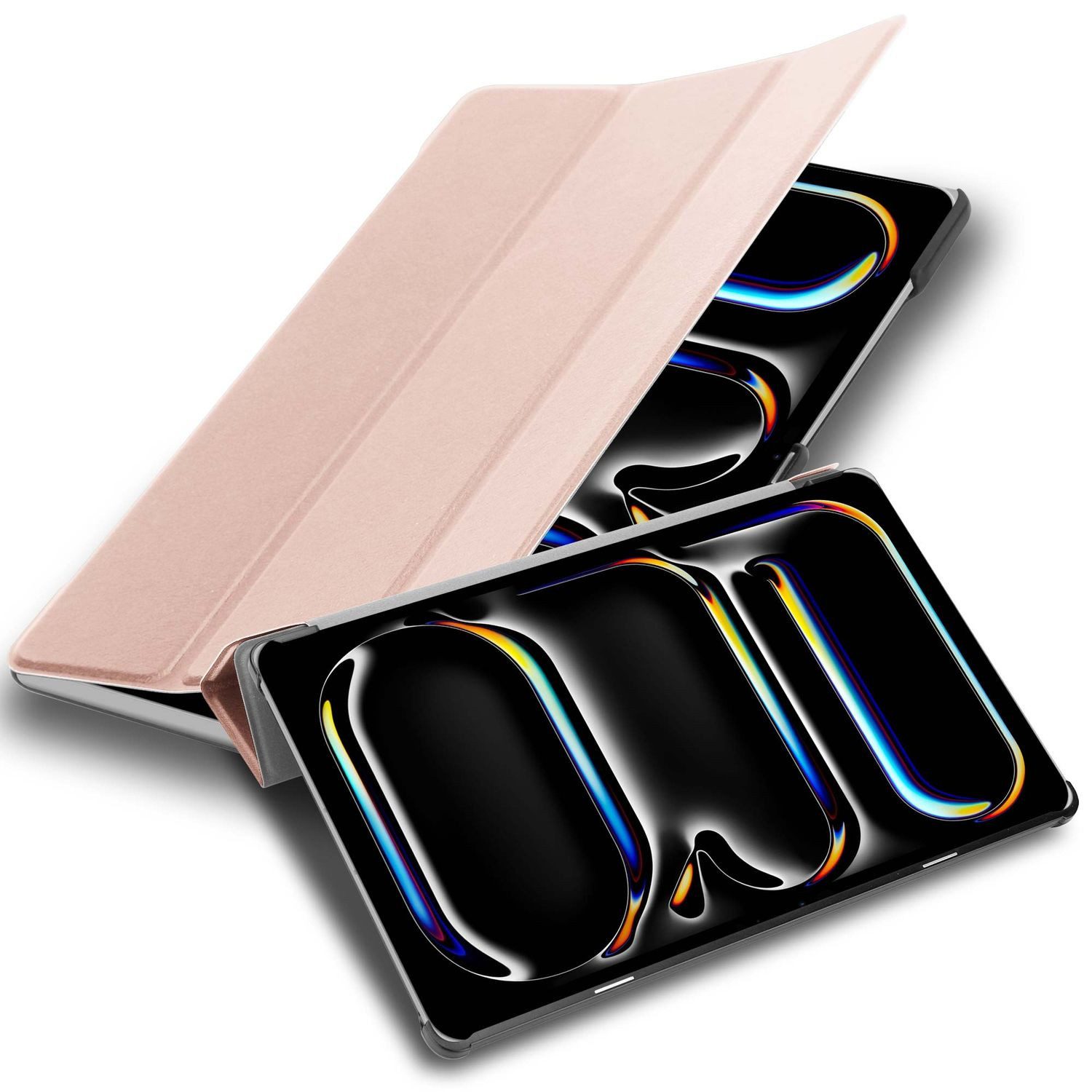 Cadorabo Tablet-Hülle für Apple iPad 11 Pro 2024 Hülle Apple iPad 11 Pro 2024, Klappbare Tablet Schutzhülle - Hülle - Standfunktion - 360 Grad Case