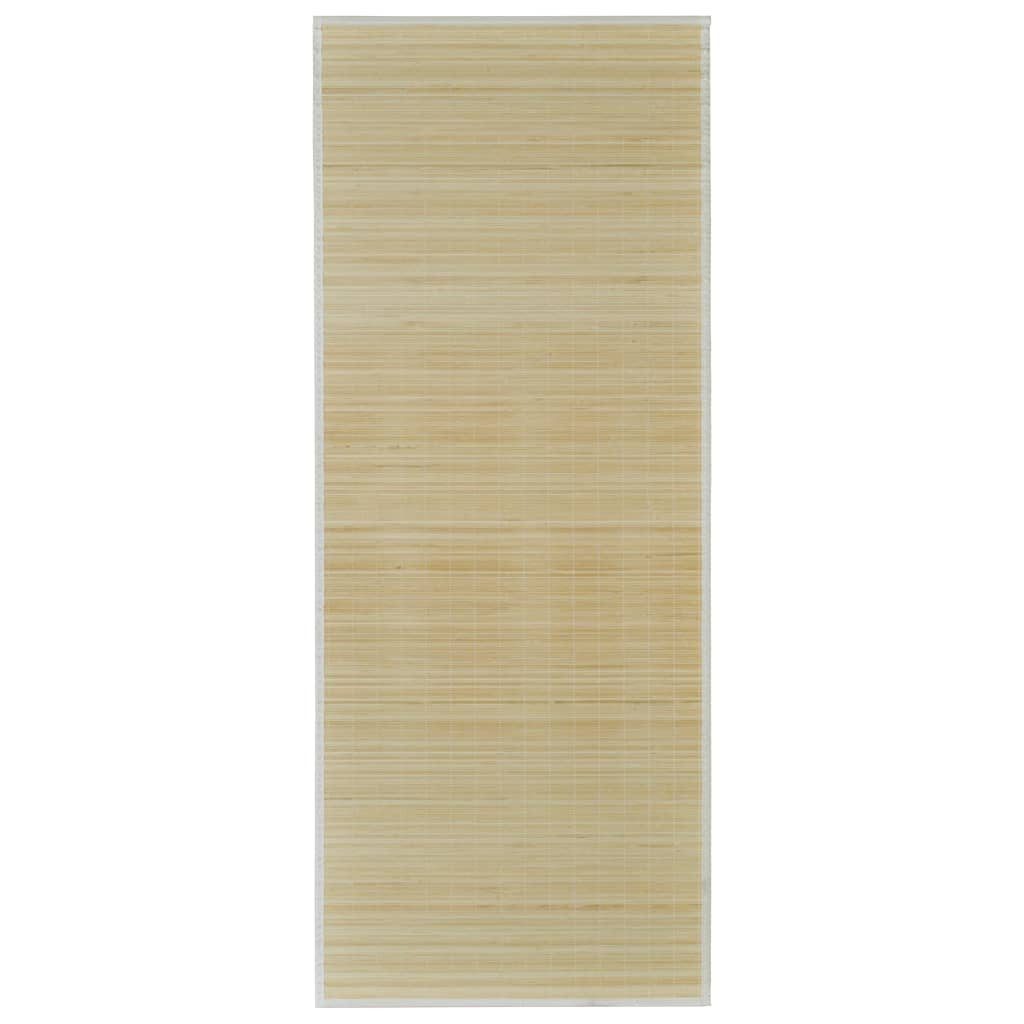 Teppich 160 x 230 cm Teppich Bambus 160x230 cm Natur Teppich
