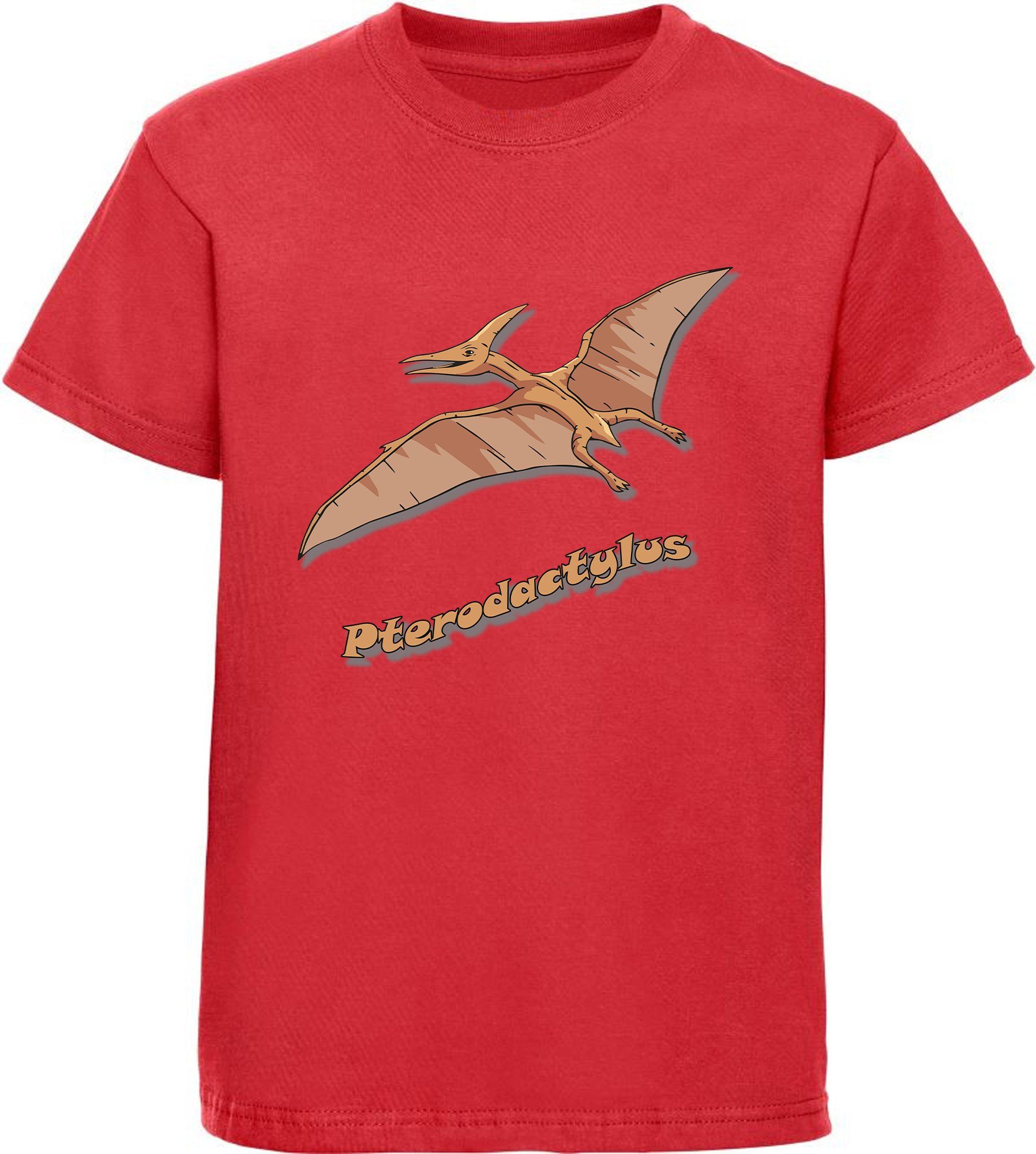 Print-Shirt bedrucktes Kinder T-Shirt mit Flugsaurier Pterodactylus