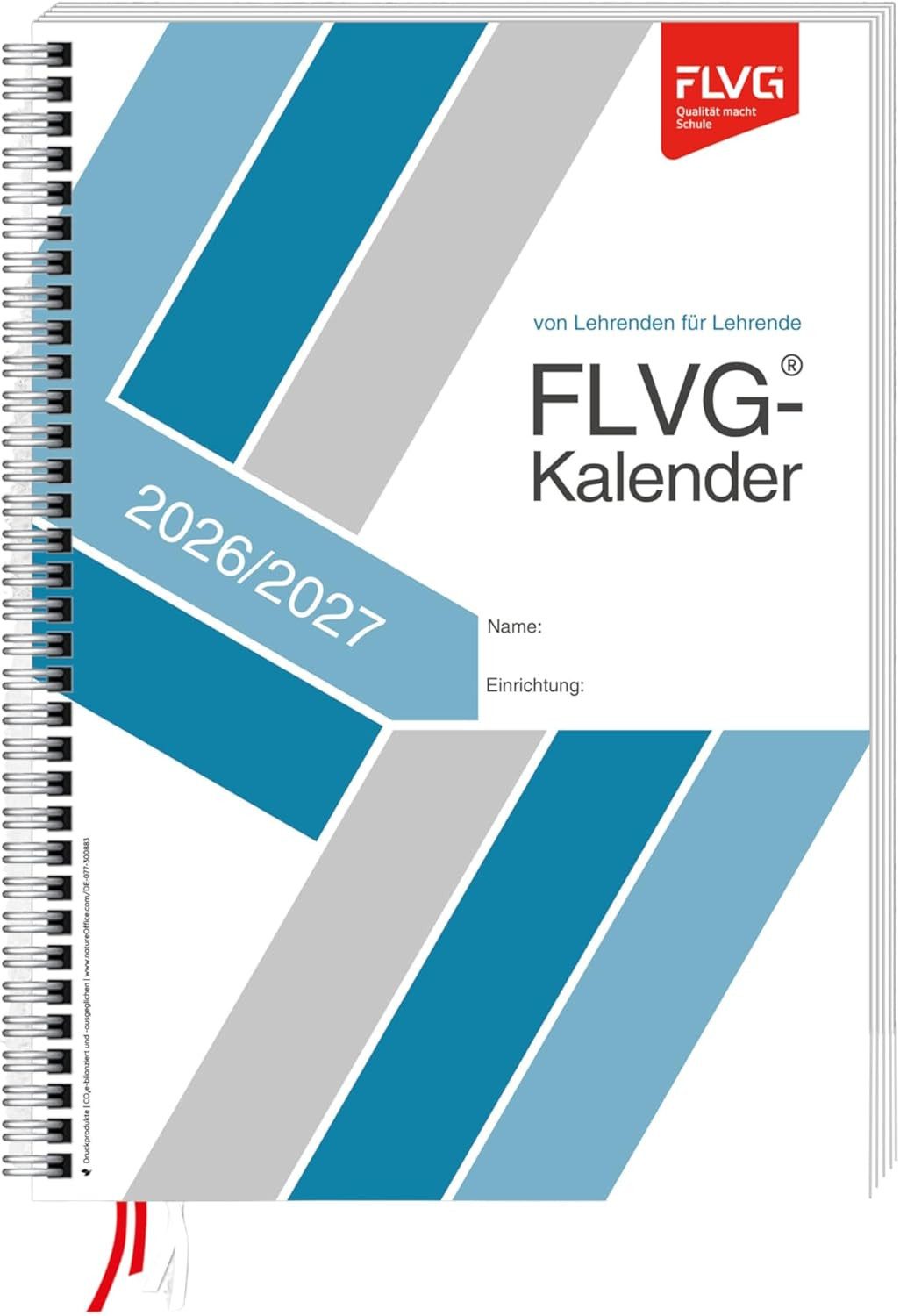 FLVG Verlagshaus OHG Lehrerkalender FLVG-Kalender von Lehrenden für Lehrende 2026/2027