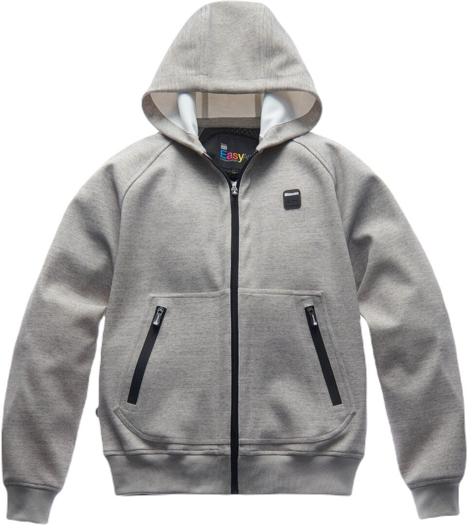 Blauer Motorradjacke Easy Man wasserdichter Motorrad Zip Hoodie Wasserdicht Atmungsaktiv protektoren wasserdichte