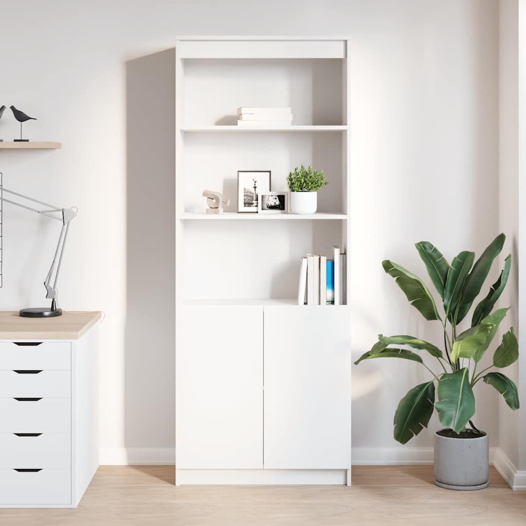 vidaXL Highboard Highboard Weiß 70x35x180 cm günstig online kaufen